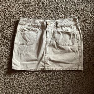 So Wear It Declare It Cream Mini Skirt